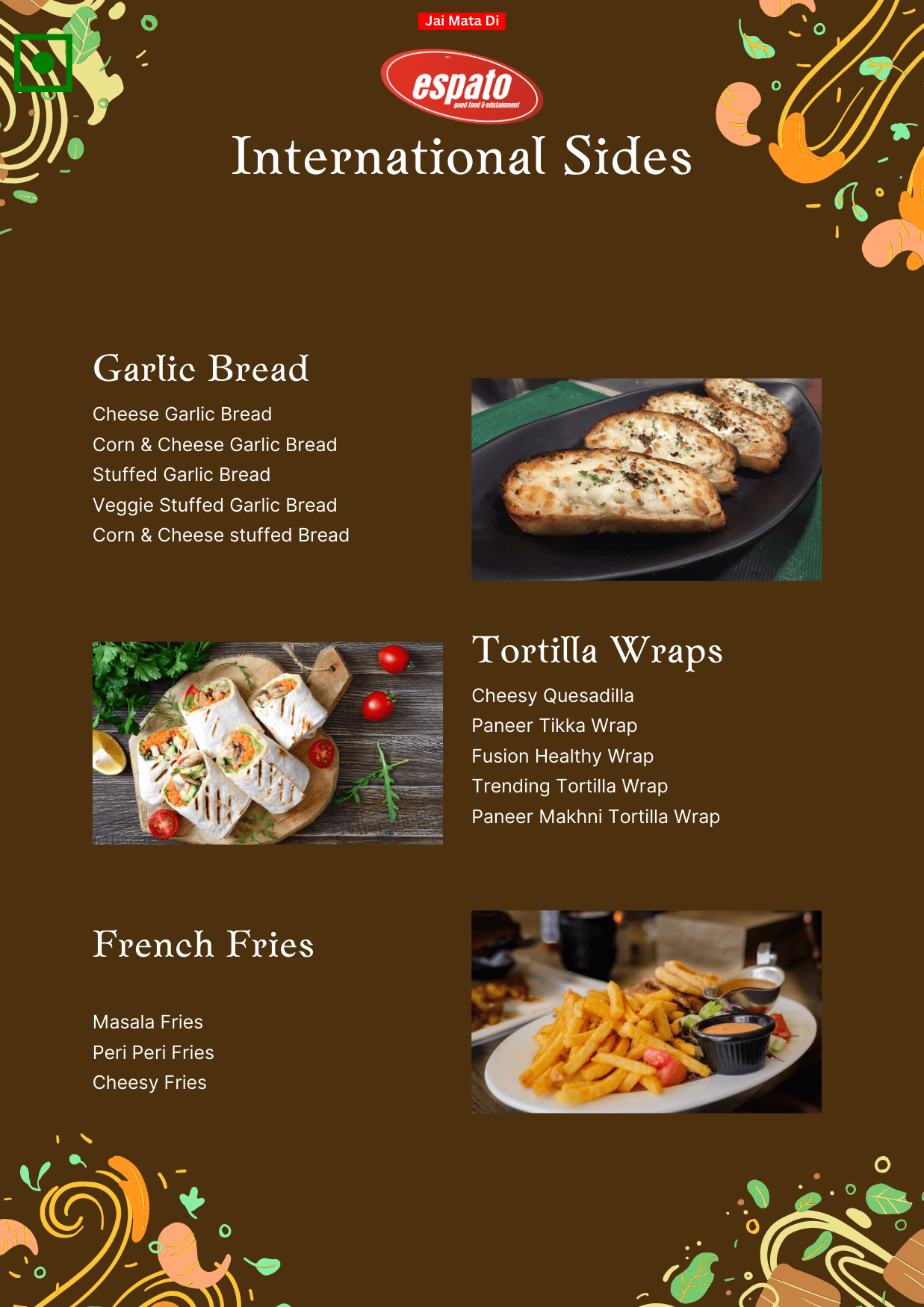 menu 16